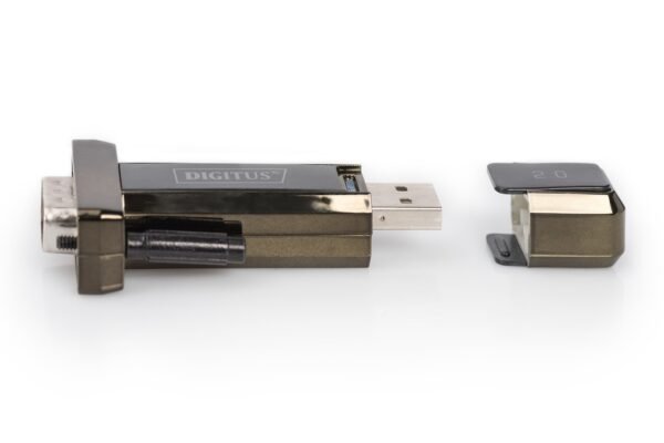 Adapter DIGITUS DA-70156 (USB M - RS-232 M; kolor czarny) Adapter DIGITUS DA-70156 (USB M - RS-232 M; kolor czarny)