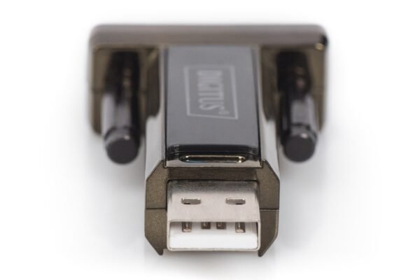 Adapter DIGITUS DA-70156 (USB M - RS-232 M; kolor czarny) Adapter DIGITUS DA-70156 (USB M - RS-232 M; kolor czarny)