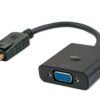 Adapter SAVIO CL-90 (DisplayPort M - D-Sub (VGA) F; 0,20m; kolor czarny) Adapter SAVIO CL-90 (DisplayPort M - D-Sub (VGA) F; 0,20m; kolor czarny)