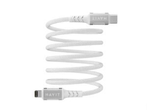 Kabel magnetyczny Havit Typ C-Lightning (biały)