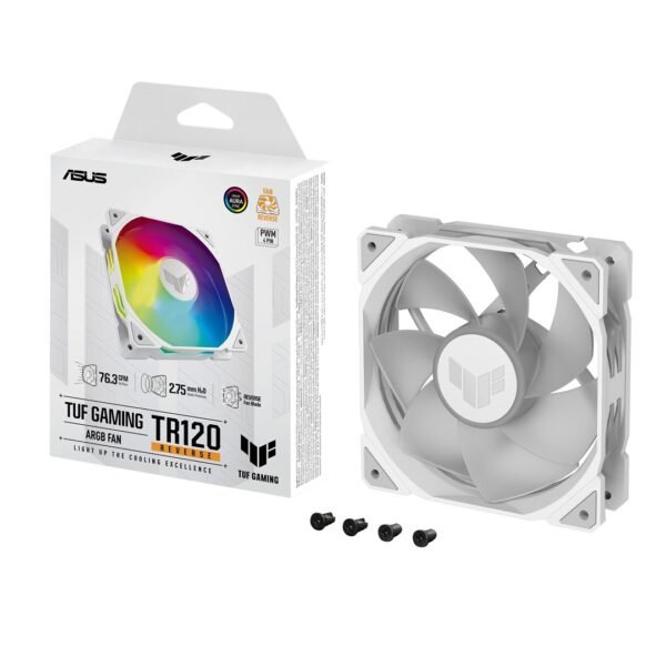 Wentylator ASUS TUF GAMING TF120 ARGB REVERSE WHITE