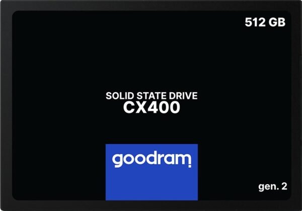 DYSK SSD GOODRAM 512GB Gen. 2 SATA III 2,5 CX400 DYSK SSD GOODRAM 512GB Gen. 2 SATA III 2,5 CX400
