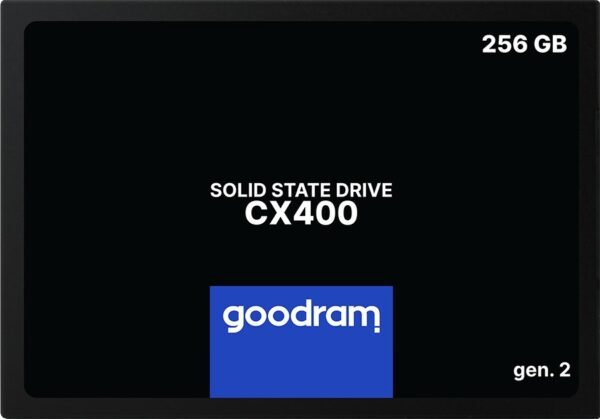 SSD GOODRAM CX400 Gen. 2 256GB SATA III 2,5 RETAIL SSD GOODRAM CX400 Gen. 2 256GB SATA III 2,5 RETAIL