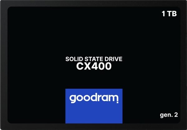 DYSK SSD GOODRAM CX400 Gen2 1TB SATA III 2,5 RETAIL DYSK SSD GOODRAM CX400 Gen2 1TB SATA III 2,5 RETAIL
