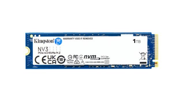Kingston DYSK SSD 1000G NV3 M.2 2280 PCIe 4.0 NVMe Kingston DYSK SSD 1000G NV3 M.2 2280 PCIe 4.0 NVMe