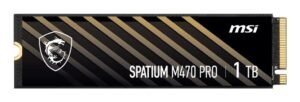 Dysk SSD MSI SPATIUM M470 Pro 1TB PCIe 4.0 NVMe M.2 2280 Dysk SSD MSI SPATIUM M470 Pro 1TB PCIe 4.0 NVMe M.2 2280