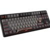 Klawiatura dla graczy Fury Kanabo K6 US podświetlenie RGB magnetyczna czarno-szara