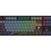 Klawiatura dla graczy Fury Kanabo K6 US podświetlenie RGB magnetyczna czarno-szara