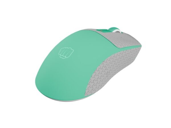 Mysz dla graczy Fury Tanto T4 12000DPI RGB miętowa gamingowa bezprzewodowa