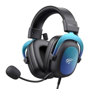 Słuchawki gamingowe bluetooth HAVIT H2002U PRO (czarno-niebieskie) Słuchawki gamingowe bluetooth HAVIT H2002U PRO (czarno-niebieskie)