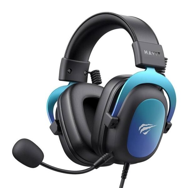 Słuchawki gamingowe bluetooth HAVIT H2002U PRO (czarno-niebieskie) Słuchawki gamingowe bluetooth HAVIT H2002U PRO (czarno-niebieskie)