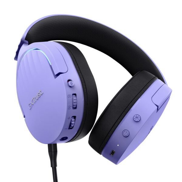 Słuchawki gamingowe Trust GXT 491P FAYZO WIRELESS Purple