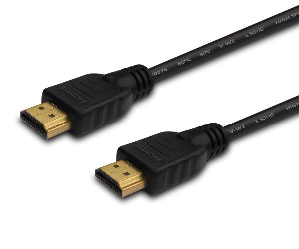 Kabel SAVIO cl-34 (HDMI M - HDMI M; 10m; kolor czarny) Kabel SAVIO cl-34 (HDMI M - HDMI M; 10m; kolor czarny)