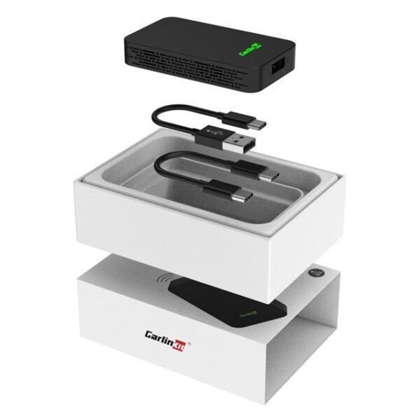 Adapter CARLINKIT 5.0 2Air Bezprzewodowy Carplay Android Auto Carlink 5 czarny
