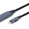 GEMBIRD ADAPTER USB TYP-C DO HDMI NA KABLU SZARY, 15CM