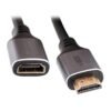 Kabel przedłużka HDMI do HDMI 4k złota wtyczka 2m