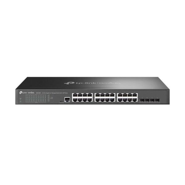 SWITCH TP-Link zarządzalny L2 JetStream, SG3428, 24 porty 10/100/1000 Mb/s, 4 sloty SFP SWITCH TP-Link zarządzalny L2 JetStream, SG3428, 24 porty 10/100/1000 Mb/s, 4 sloty SFP