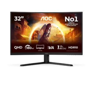 MONITOR AOC LED 31,5" CQ32G4VE Fast VA QHD 180Hz MONITOR AOC LED 31,5" CQ32G4VE Fast VA QHD 180Hz
