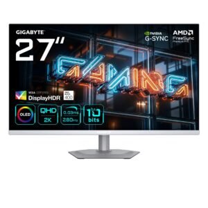 MONITOR GIGABYTE OLED 27” MO27Q2A ICE 280Hz MONITOR GIGABYTE OLED 27” MO27Q2A ICE 280Hz