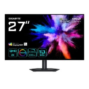 MONITOR GIGABYTE WOLED 27" GO27Q24G QHD 240Hz MONITOR GIGABYTE WOLED 27" GO27Q24G QHD 240Hz