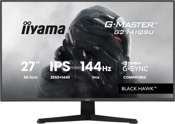 MONITOR IIYAMA LED IPS 27" G2741QSU-B1 Black Hawk 144Hz