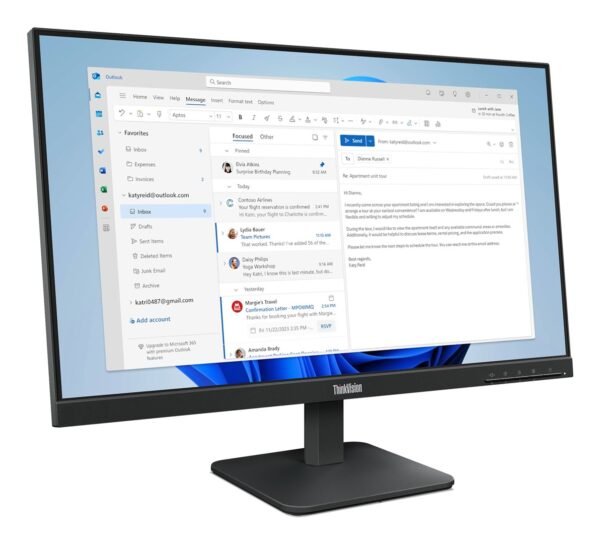 Monitor Lenovo ThinkVision 23,8" S24-4E (64B5KAT1EU)
