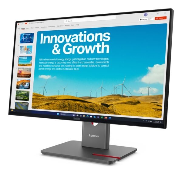 Lenovo ThinkVision P24QD-40 23.8“QHD 120Hz 300nits AG USB HDMI DP Eclipse Black