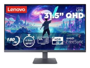 Lenovo LOQ 32Q-10 31.5" QHD 180Hz 300nits HDMI DP Lunar Grey Lenovo LOQ 32Q-10 31.5" QHD 180Hz 300nits HDMI DP Lunar Grey