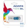 ADATA FLASHDRIVE C008 64GB USB 2.0 WHITE&BLUE