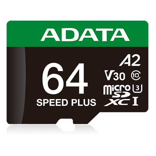 ADATA Speed Plus MicroSDXC 64 GB Class 3 UHS-I/U3 A2 V30