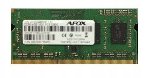 AFOX SO-DIMM DDR3 8GB 1866MHZ LV 1,35V AFSD38CK1L