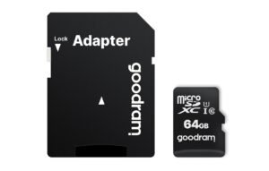 Karta pamięci GoodRam M1AA-0640R12 (64GB; Class 10; + adapter) Karta pamięci GoodRam M1AA-0640R12 (64GB; Class 10; + adapter)