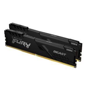 KINGSTON 32GB 3200MHz DDR4 CL16 DIMM (Kit of 2) 1Gx8 FURY Beast Black KF432C16BB1K2/32 KINGSTON 32GB 3200MHz DDR4 CL16 DIMM (Kit of 2) 1Gx8 FURY Beast Black KF432C16BB1K2/32