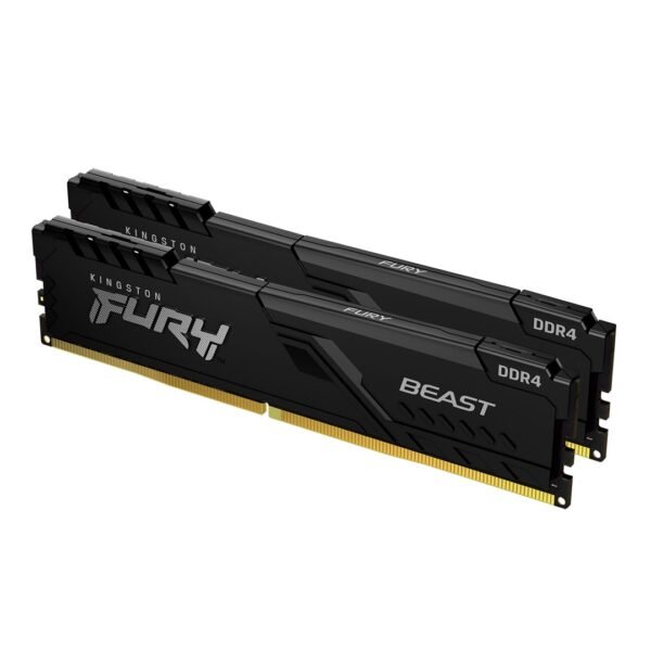 KINGSTON 32GB 3200MHz DDR4 CL16 DIMM (Kit of 2) 1Gx8 FURY Beast Black KF432C16BB1K2/32 KINGSTON 32GB 3200MHz DDR4 CL16 DIMM (Kit of 2) 1Gx8 FURY Beast Black KF432C16BB1K2/32