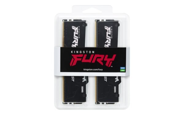 KINGSTON DDR5 32GB 6000MT/s CL30 DIMM (Kit of 2) FURY Beast RGB EXPO