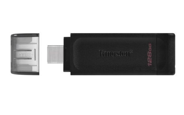 KINGSTON FLASH 128GB USB-C 3.2 Gen1 DataTraveler 70 KINGSTON FLASH 128GB USB-C 3.2 Gen1 DataTraveler 70