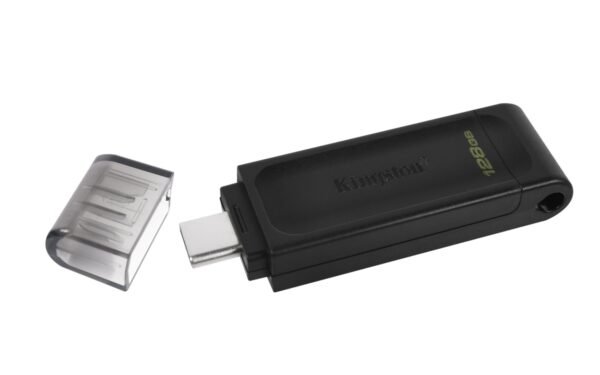 KINGSTON FLASH 128GB USB-C 3.2 Gen1 DataTraveler 70 KINGSTON FLASH 128GB USB-C 3.2 Gen1 DataTraveler 70