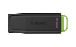 KINGSTON 256GB Portable USB 3.2 Gen 1 DataTraveler Exodia Black/Green