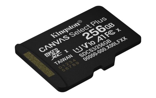 KINGSTON microSDXC 256GB Canvas Select Plus 3 + ADP
