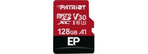 Karta pamięci Patriot Memory EP Pro PEF128GEP31MCX (128GB; Class 10, Class U3) Karta pamięci Patriot Memory EP Pro PEF128GEP31MCX (128GB; Class 10, Class U3)