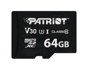 Patriot VX Series 64GB MicroSDXC V30 Class 10 UHS-I U3 4K UHD Memory Card PSF64GVX31MCX Patriot VX Series 64GB MicroSDXC V30 Class 10 UHS-I U3 4K UHD Memory Card PSF64GVX31MCX