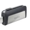 Pendrive SanDisk Ultra SDDDC2-128G-G46 (128GB; USB 3.1, USB-C; kolor czarny)