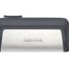 Pendrive SanDisk Ultra SDDDC2-128G-G46 (128GB; USB 3.1, USB-C; kolor czarny)