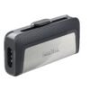 Pendrive SanDisk Ultra SDDDC2-128G-G46 (128GB; USB 3.1, USB-C; kolor czarny)