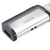 Pendrive SanDisk Ultra SDDDC2-128G-G46 (128GB; USB 3.1, USB-C; kolor czarny)