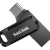 Pendrive SanDisk Ultra Dual GO SDDDC3-128G-G46 (128GB; USB 3.0, USB-C; kolor czarny)
