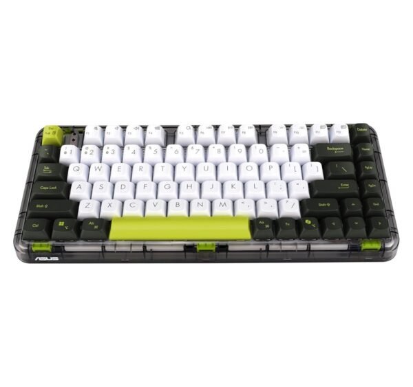 Klawiatura ASUS KD201 Jelly75 Wireless/Bluetooth Keyboard Volt Green
