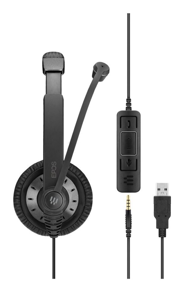 Słuchawki nauszne przewodowe EPOS SC75 MS II USB-A