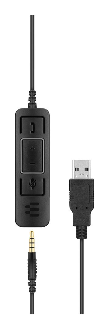 Słuchawki nauszne przewodowe EPOS SC75 MS II USB-A