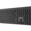 GEMBIRD BEZPRZEWODOWY ZESTAW KLAWIATURY + MYSZ SLIM PRO BUSINESS, DUAL MODE: 2,4 GHZ + BT, UKŁAD RU, KOLOR CZARNY